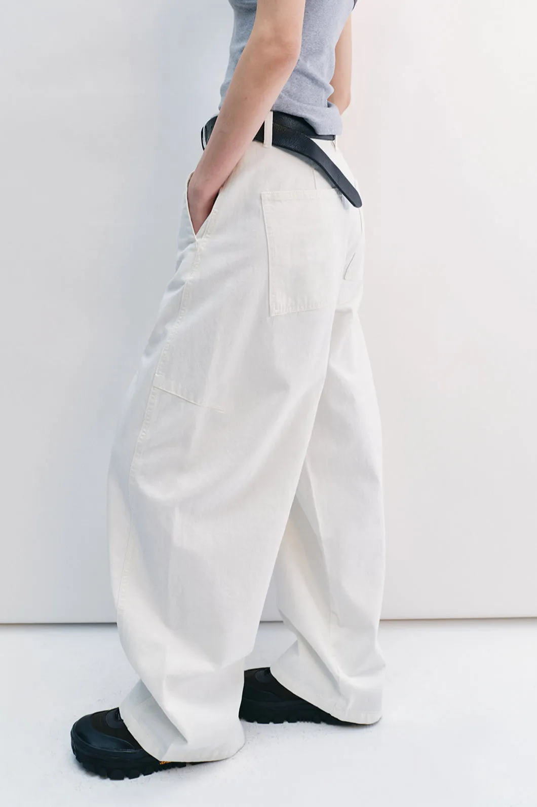 100% cotton wide-leg jeans | 3 color