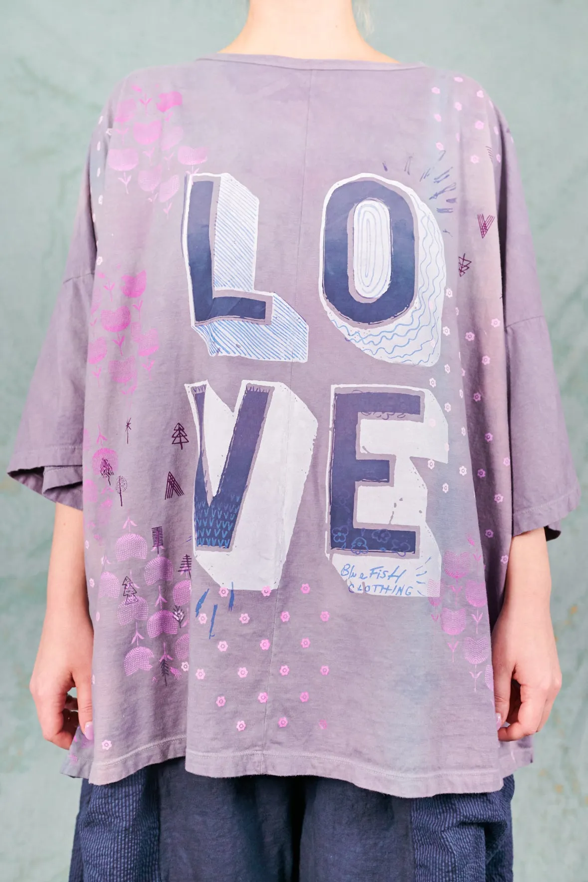 1236HD Line Tee -Pastel Sunrise LOVE Tee-29.5”