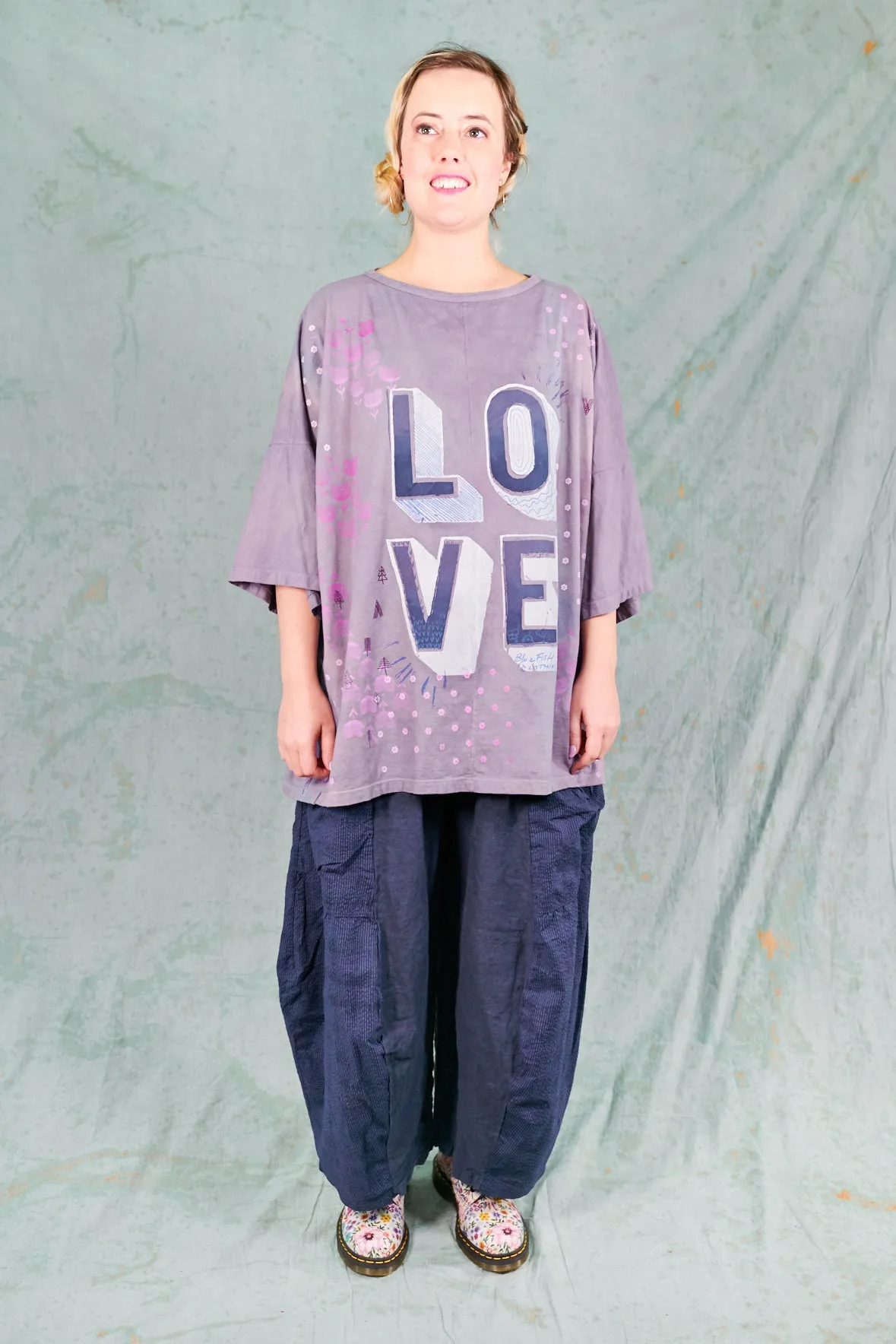 1236HD Line Tee -Pastel Sunrise LOVE Tee-29.5”