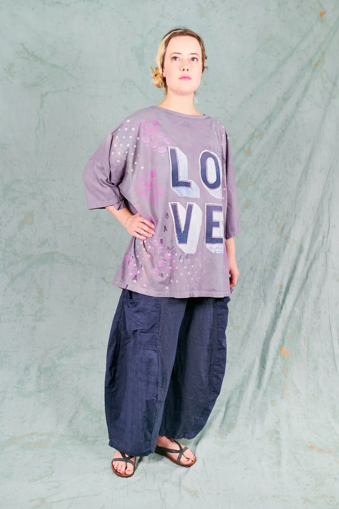 1236HD Line Tee -Pastel Sunrise LOVE Tee-29.5”