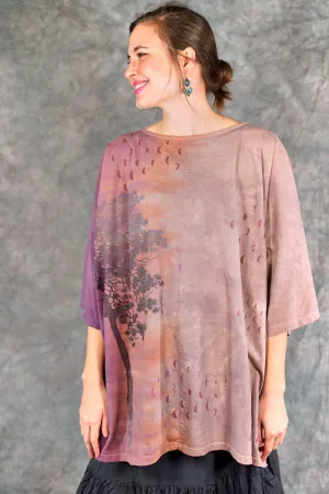 1236HD Line Tee Sienna Violet Song 31"L