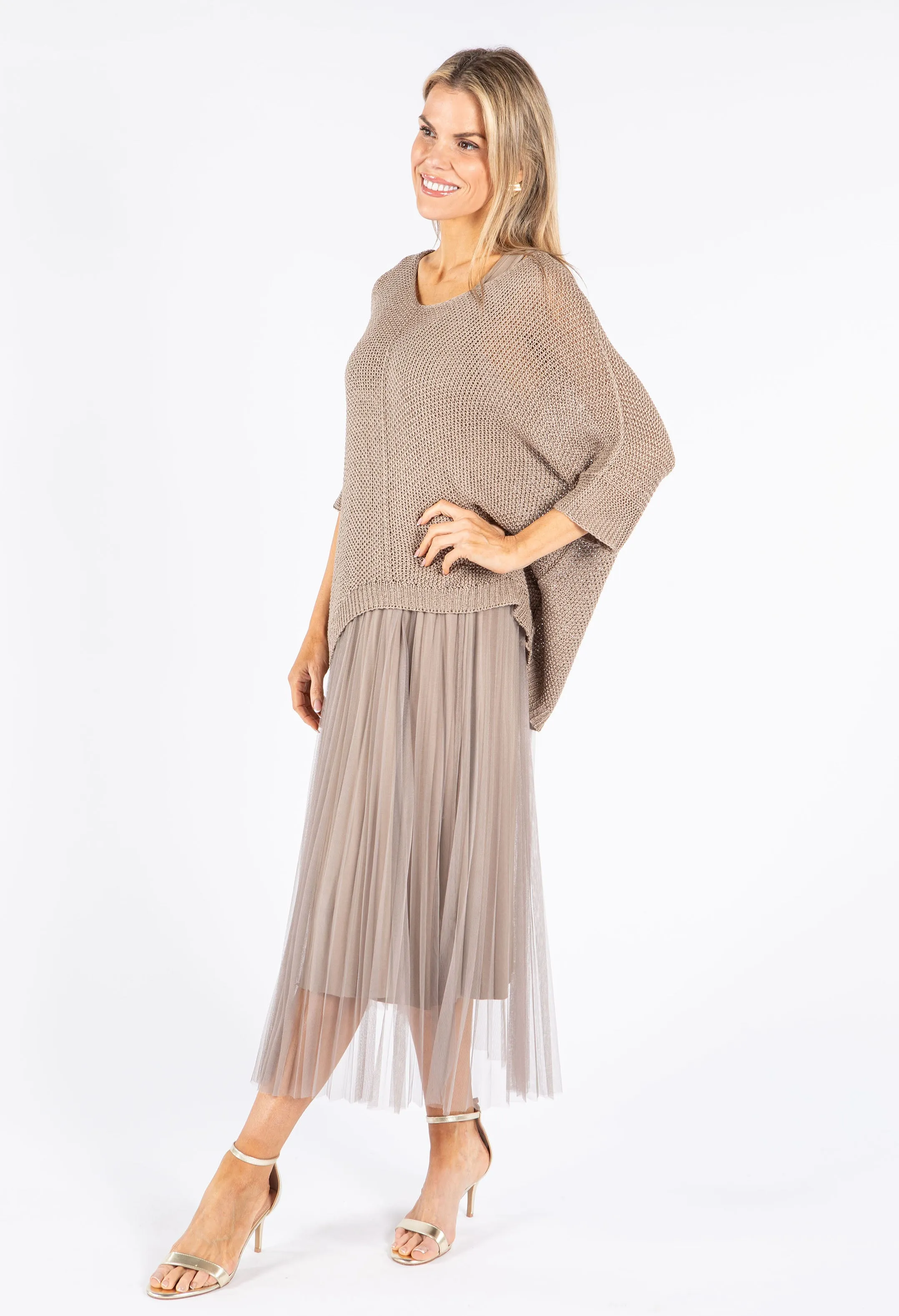 2 Piece Plisse Dress