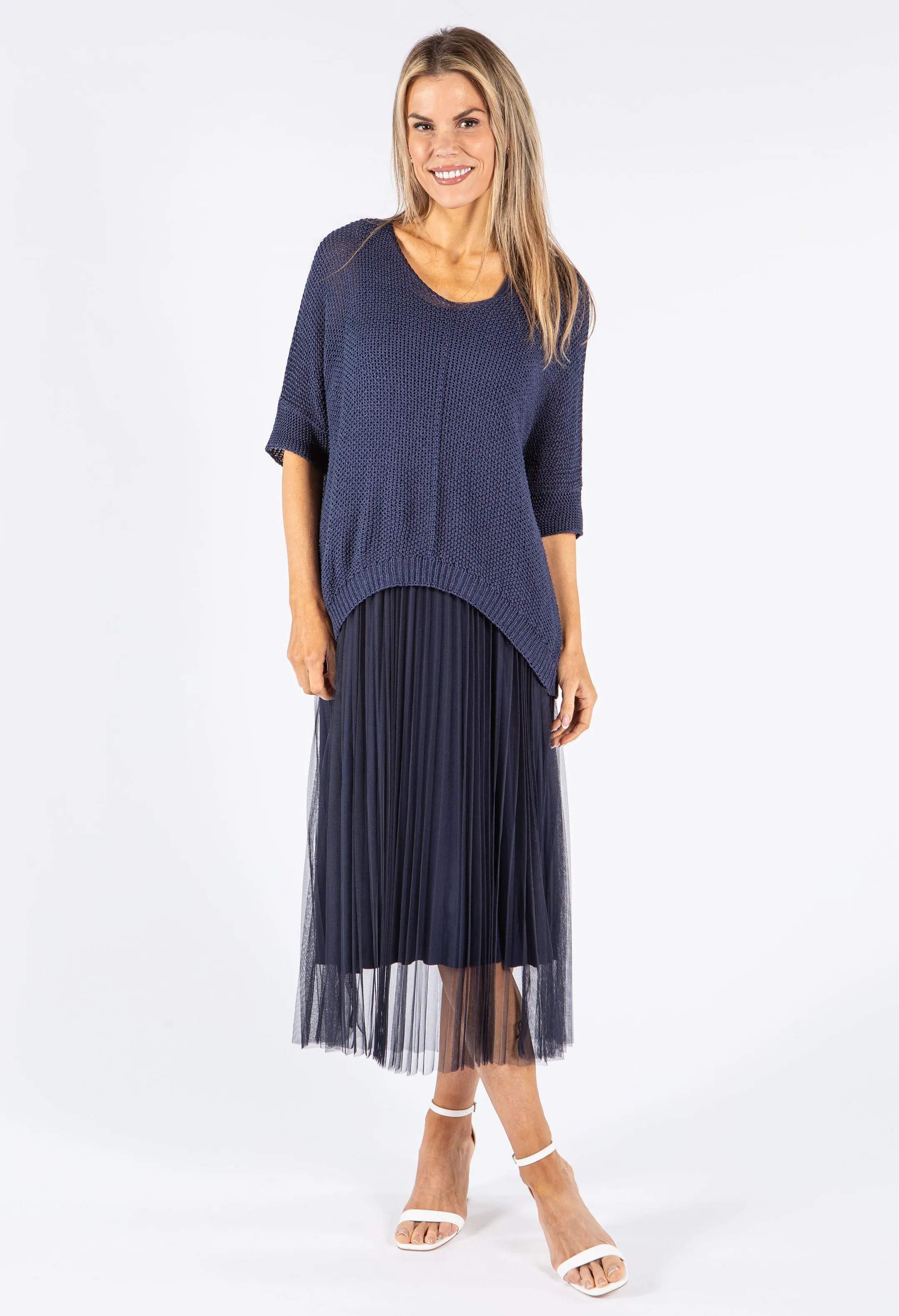 2 Piece Plisse Dress