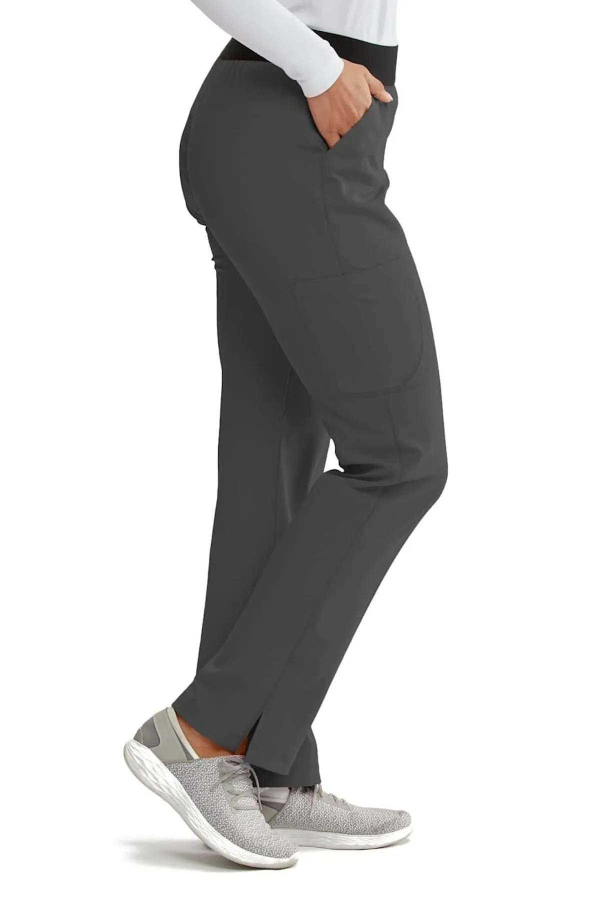 3-Pocket Mid-Rise Straight Leg Scrub Pant