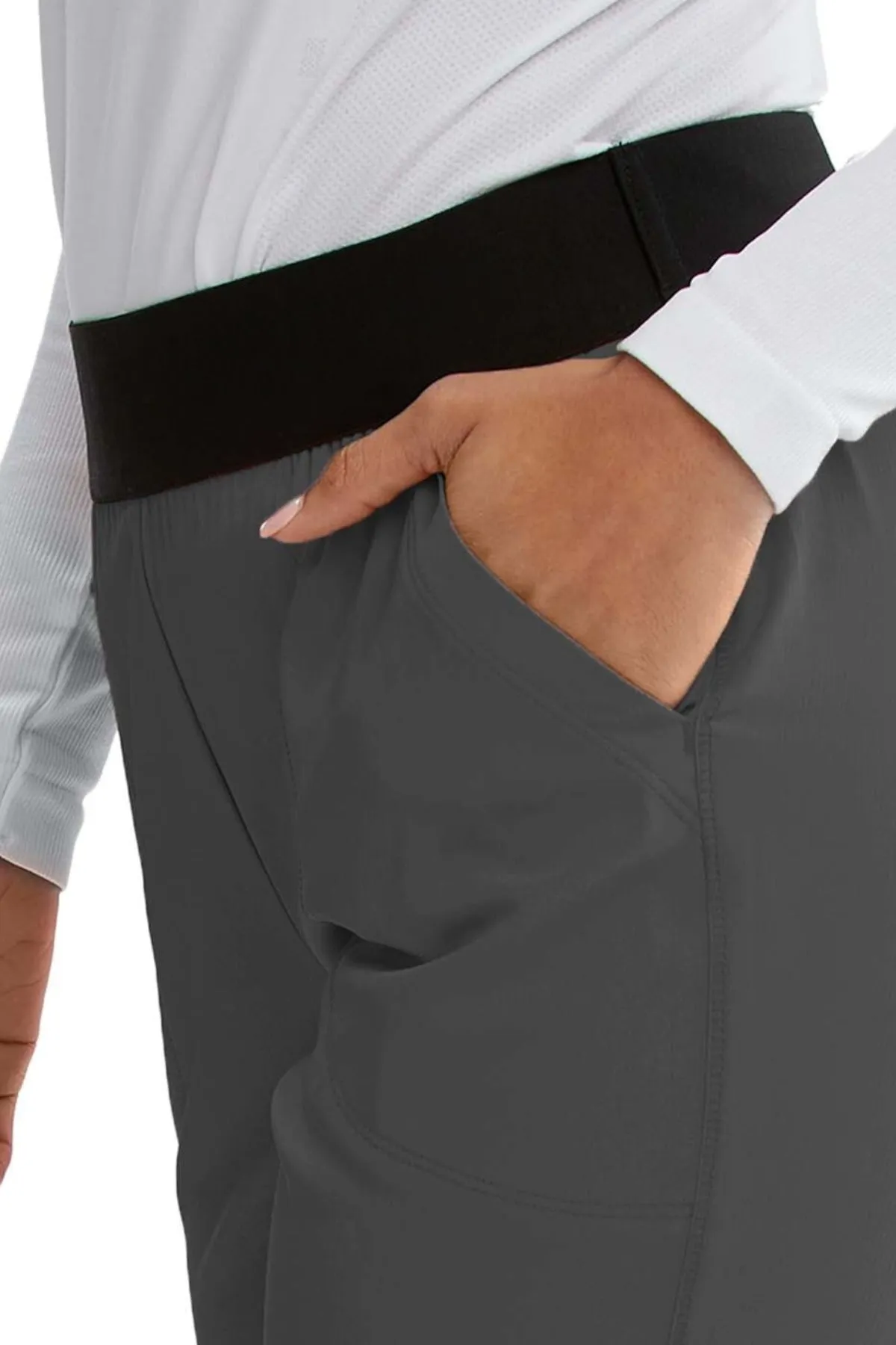 3-Pocket Mid-Rise Straight Leg Scrub Pant