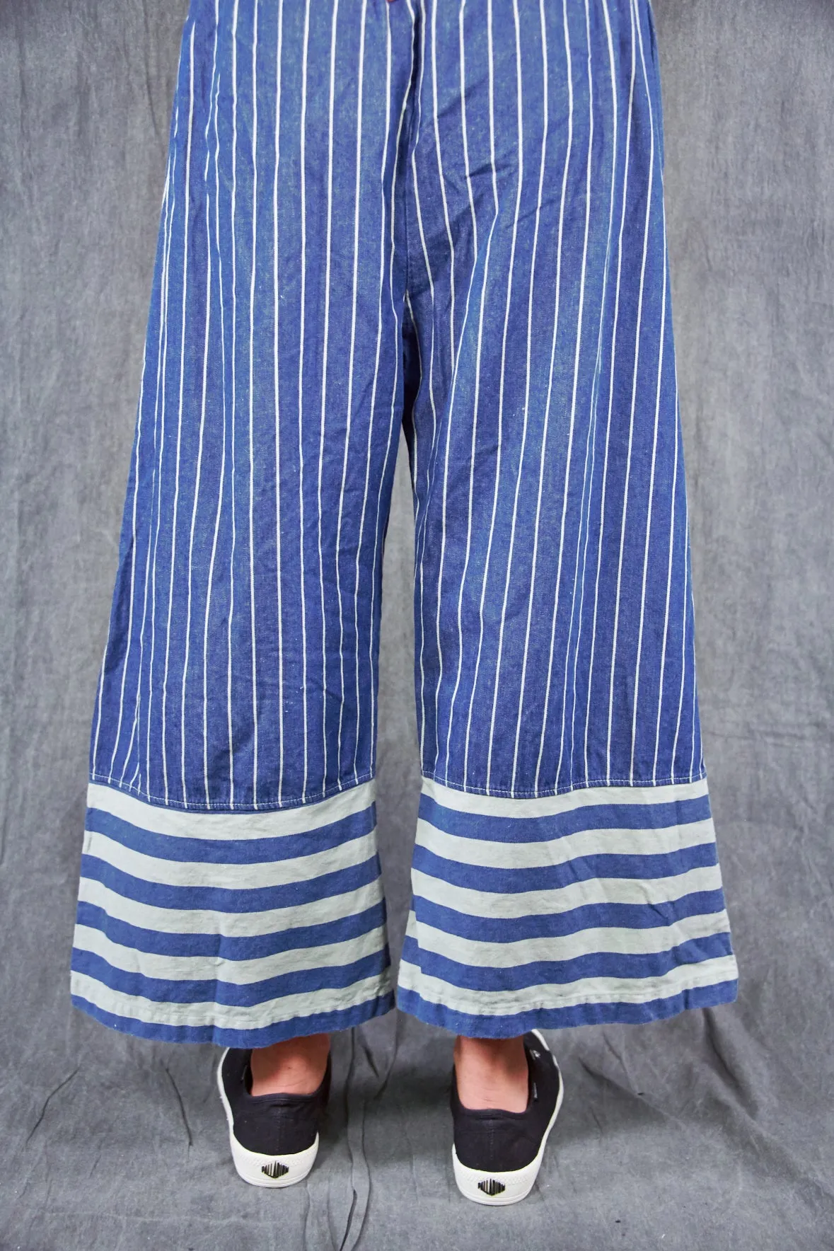 3340 Denim Stripe Pant-Denim/Laurel-U