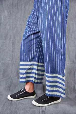 3340 Denim Stripe Pant-Denim/Laurel-U