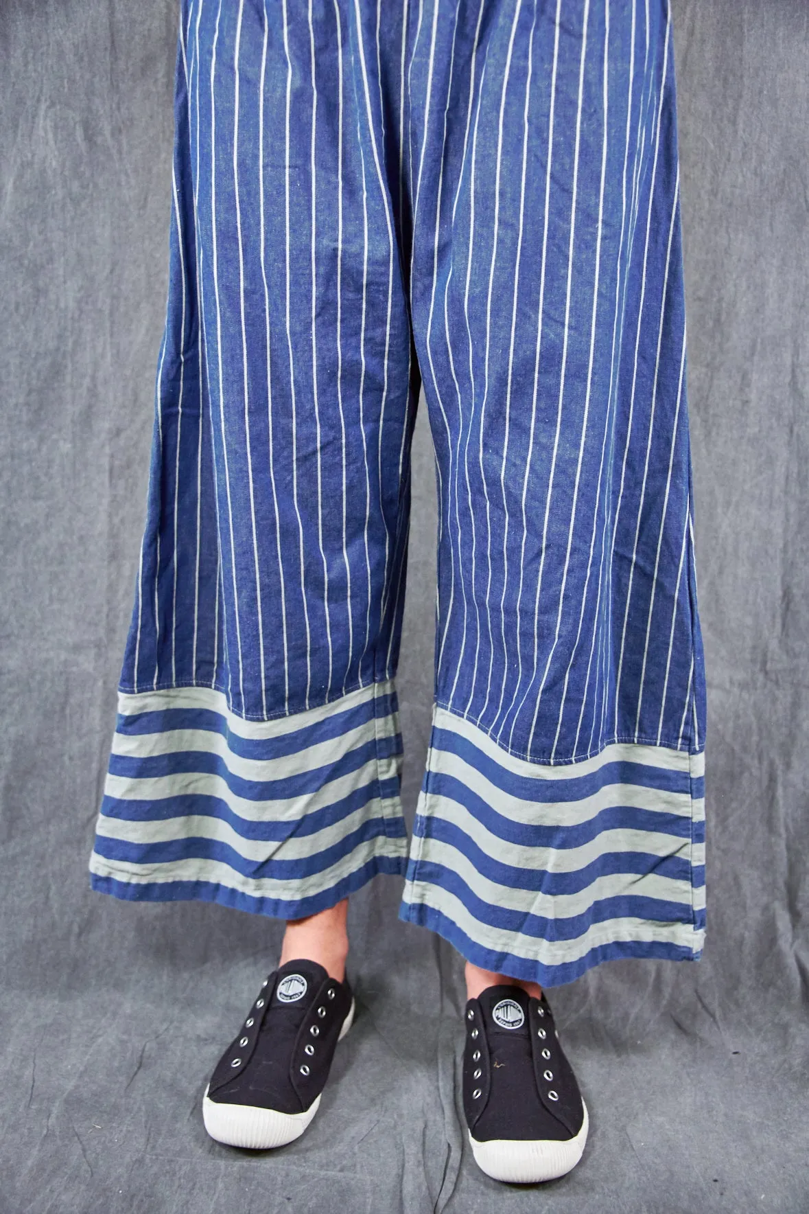 3340 Denim Stripe Pant-Denim/Laurel-U