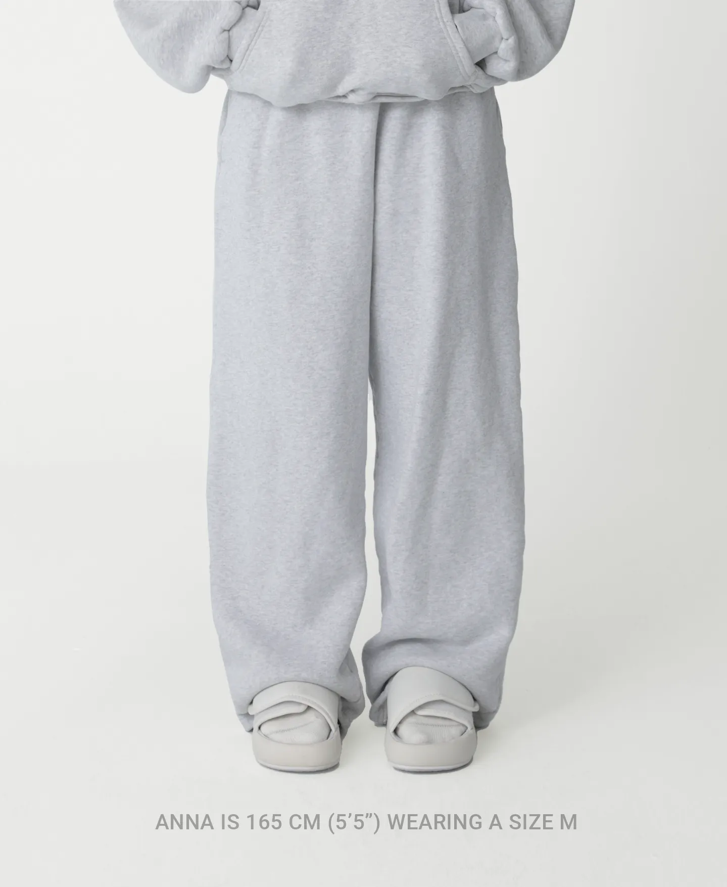 450 GSM 'Iron Gray' Straight-leg Pants