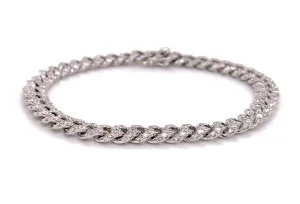 4.61ct tw Diamond Pave Set Link Bracelet