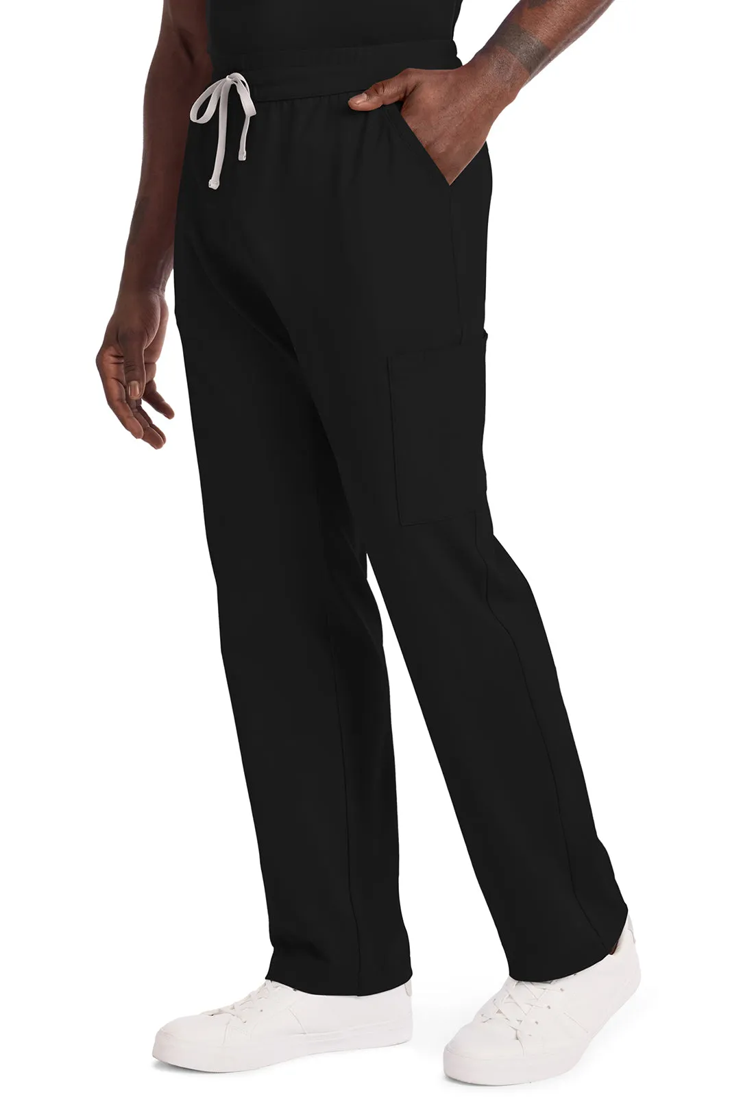 Achieve CK036 Men's 5 Pocket Straight Leg Pant Black