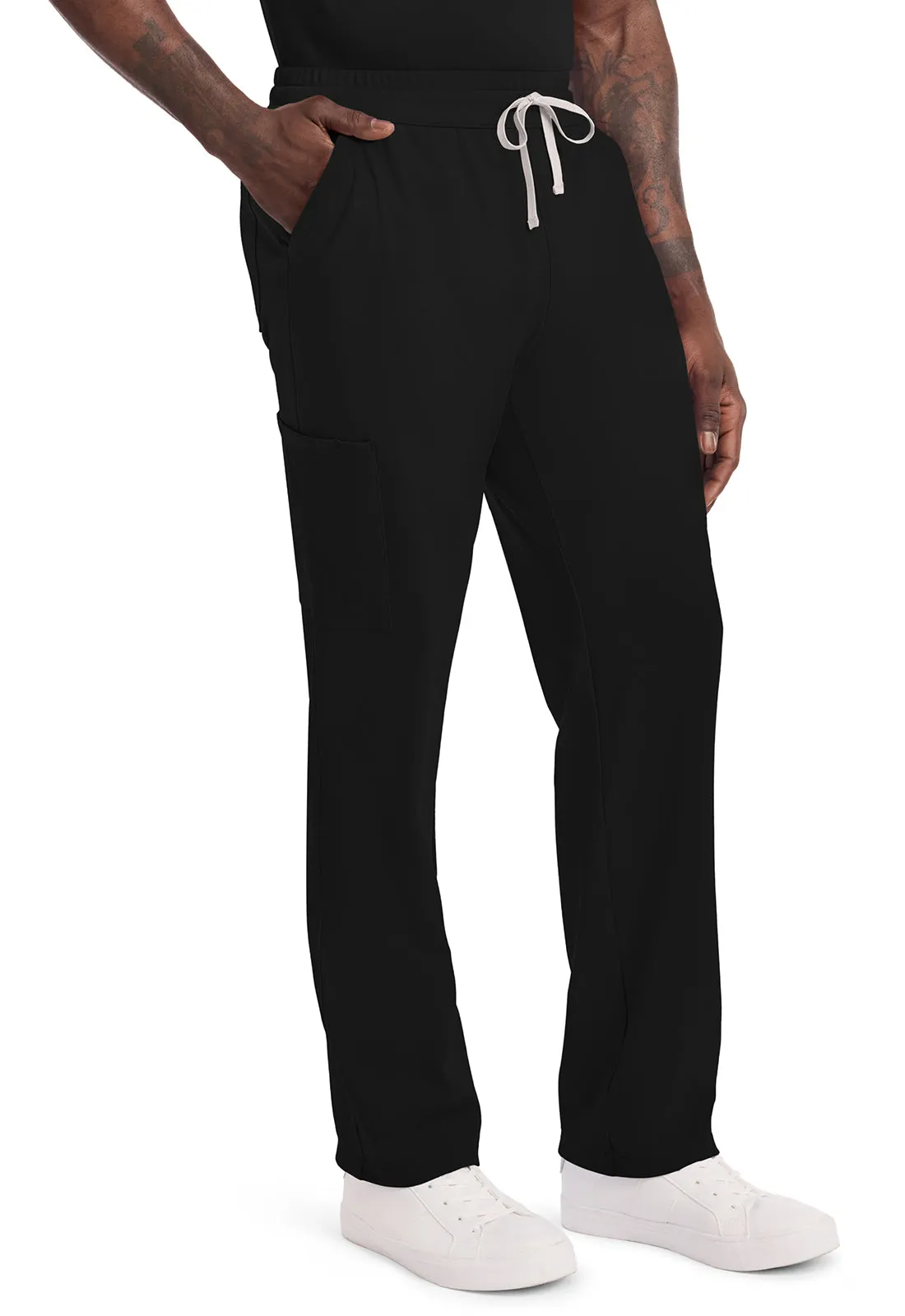 Achieve CK036 Men's 5 Pocket Straight Leg Pant Black