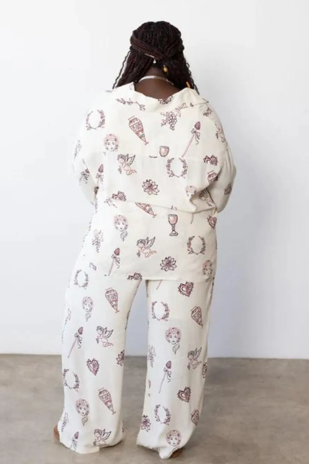 Adele Pant - Cherub print