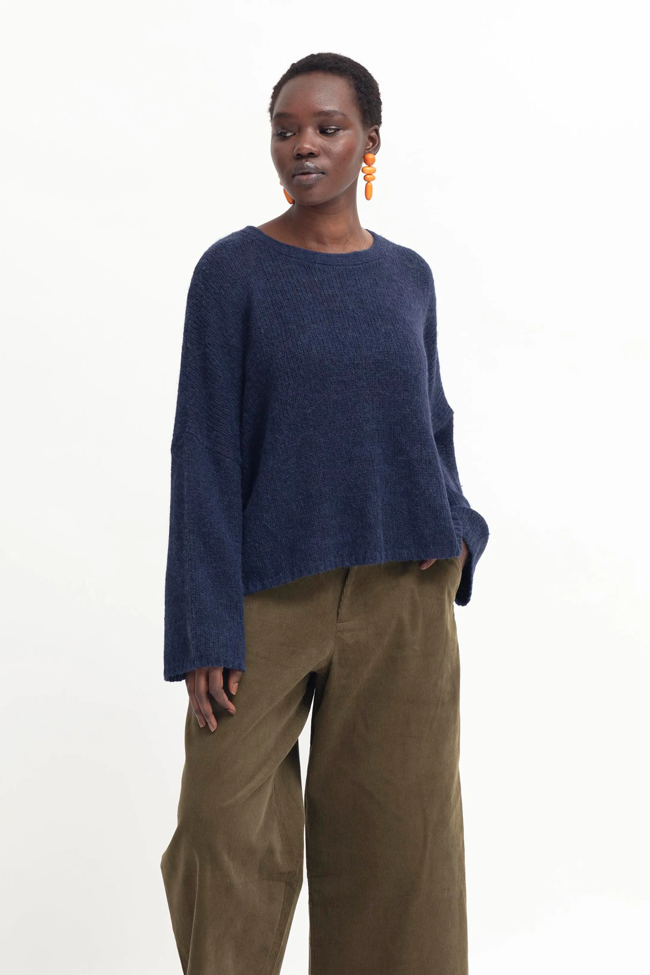 Agna Sweater - Steel Blue