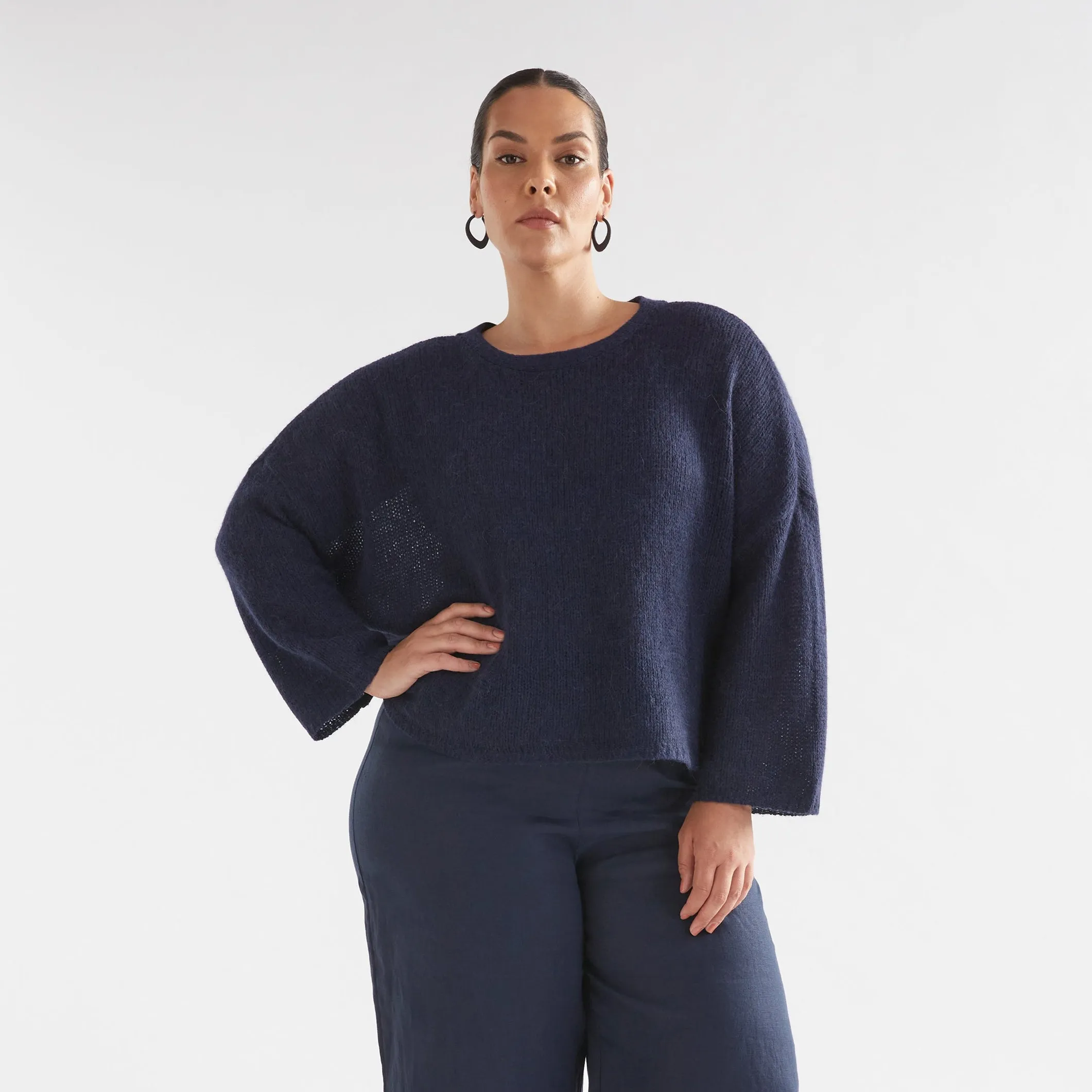 Agna Sweater - Steel Blue