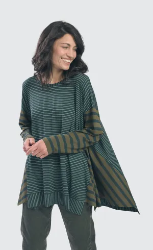 Alembika Spruce Stripe Trapeze Top