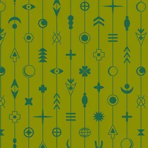 Alison Glass - Between - Gaze - Olive