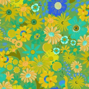 Alison Glass - Between - Open Eyed - Leaf