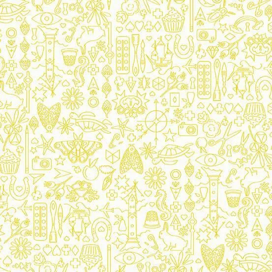 Alison Glass - Sunprints 2022 Luminance - Collection - Sunflower