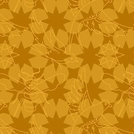Alison Glass - Sunprints 2022 Luminance - Flourish - Amber