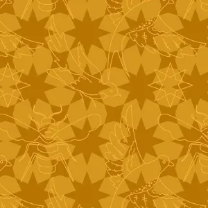 Alison Glass - Sunprints 2022 Luminance - Flourish - Amber