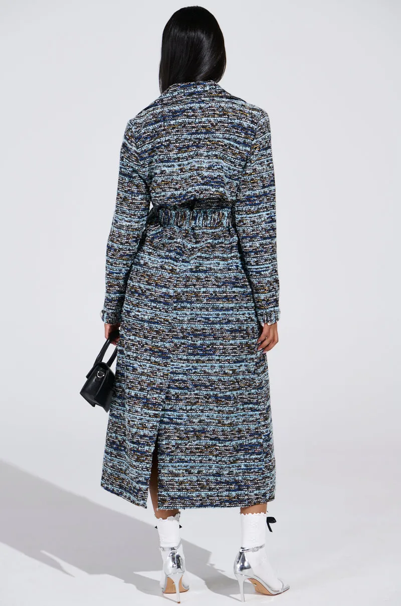 ALZURA TWEED TRENCH