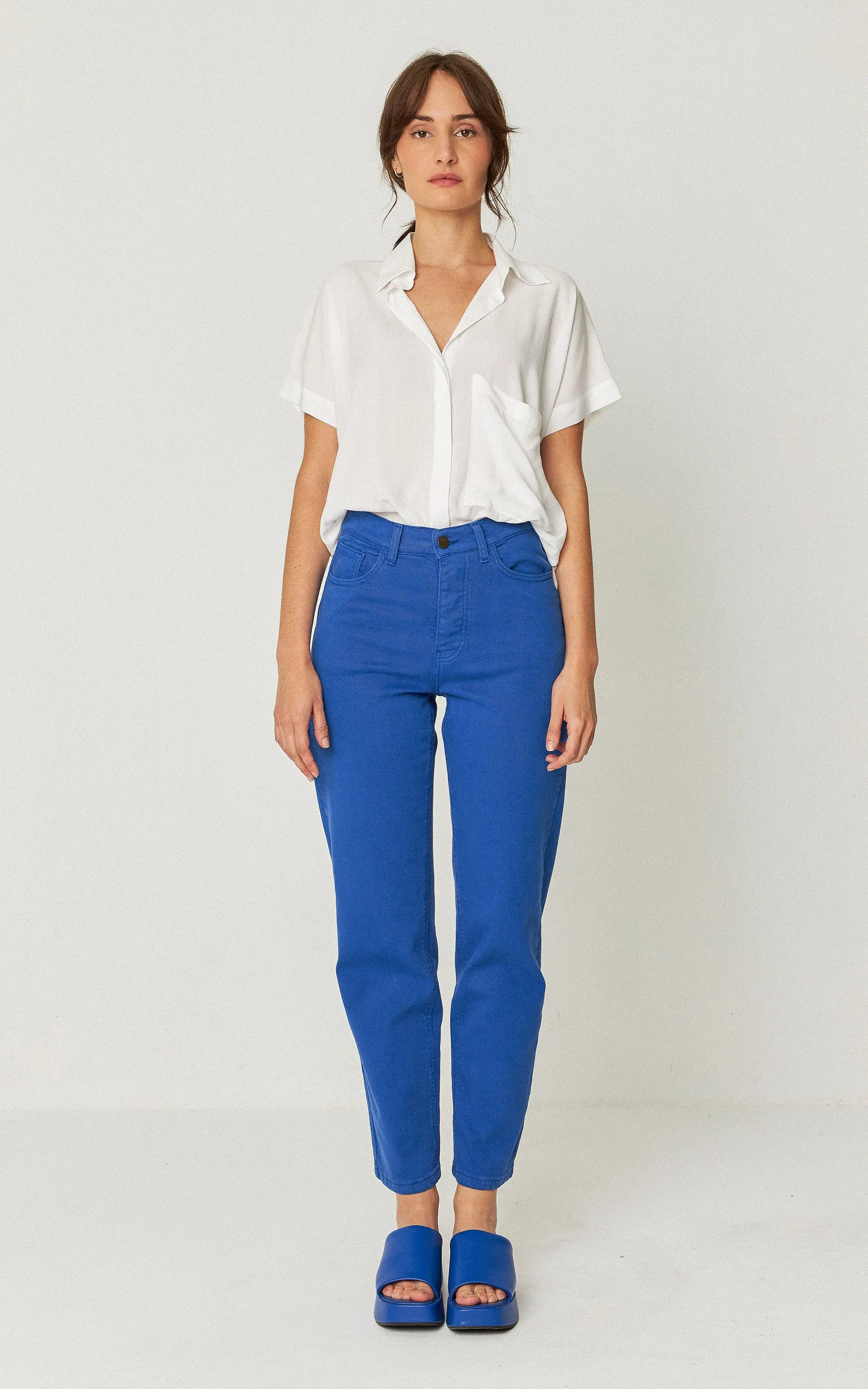 Ania Trousers Indigo Blue