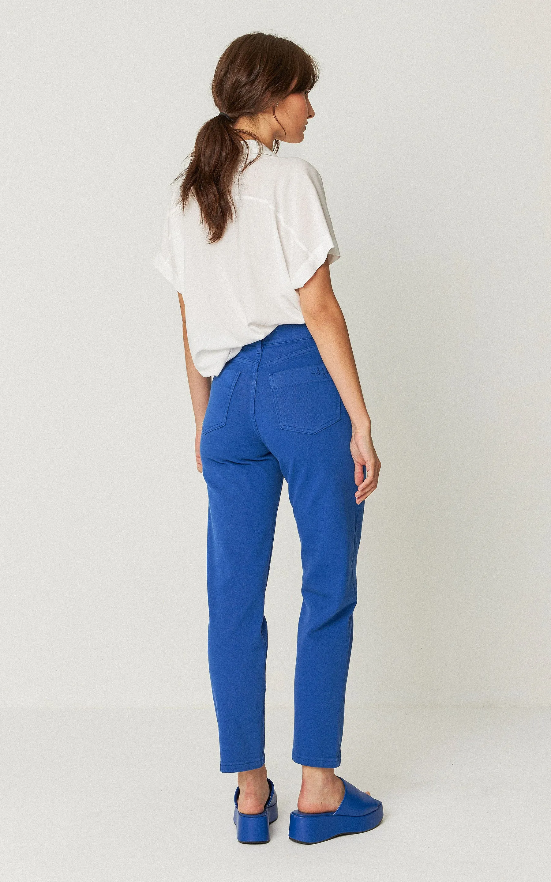 Ania Trousers Indigo Blue