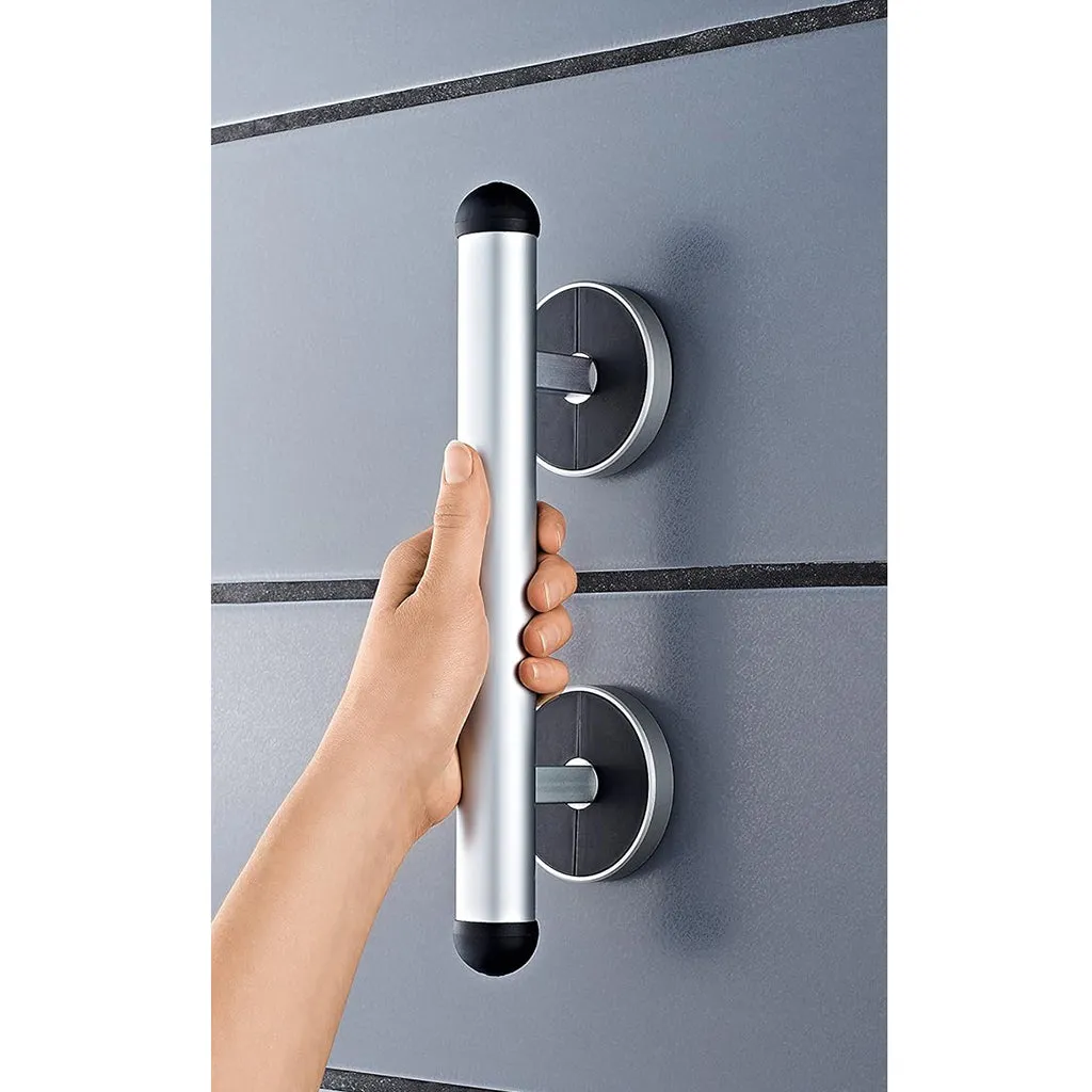 Assistent Grab Bar - Wall Mount - 12" Aluminum/Aluminum