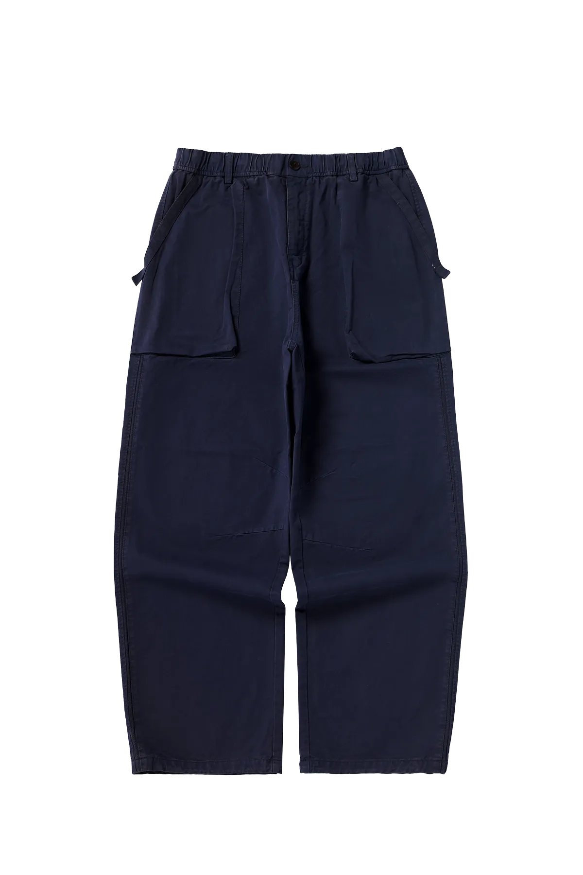 Asute Dyed Thick Utility Straight-Leg Cargo Pants