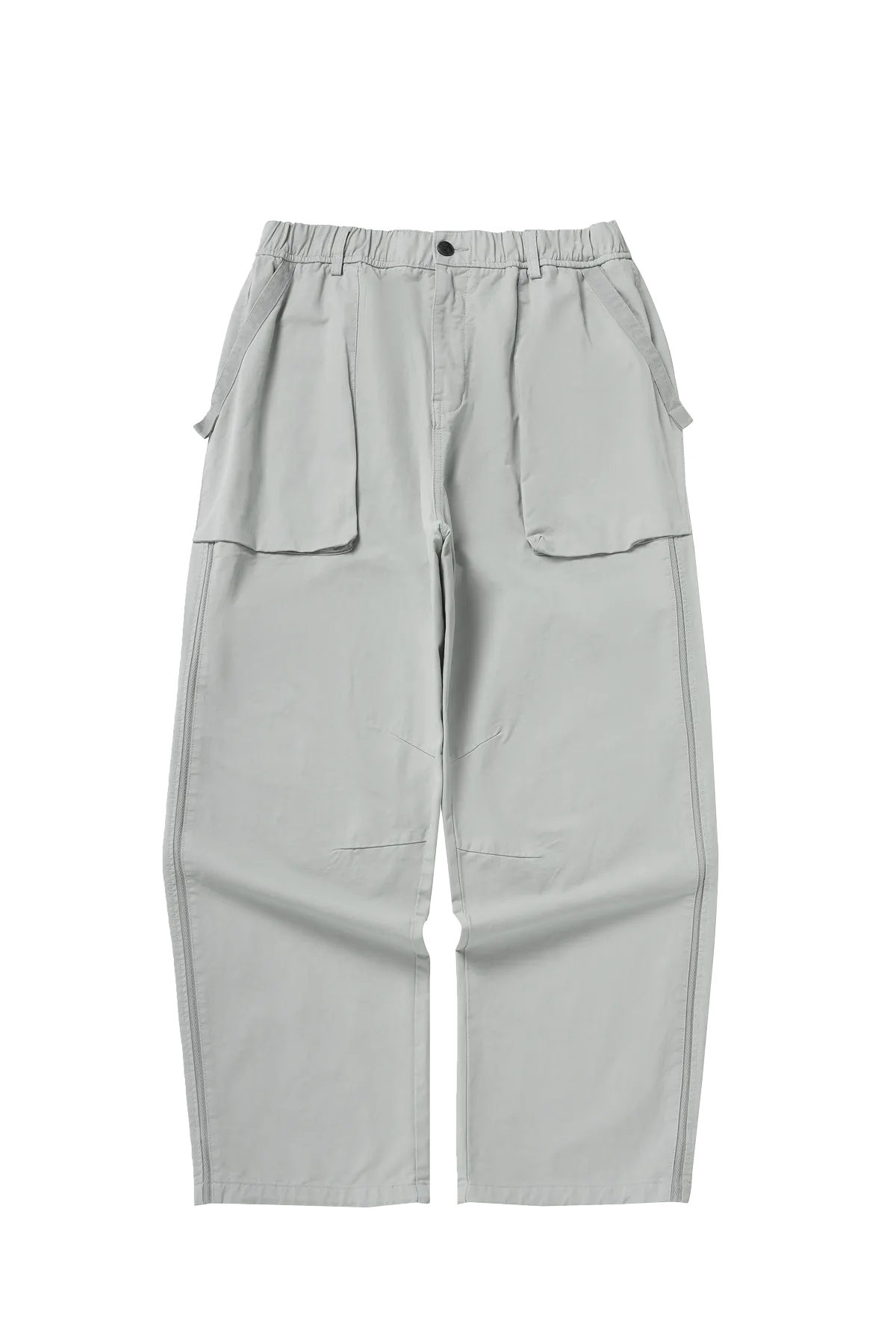Asute Dyed Thick Utility Straight-Leg Cargo Pants