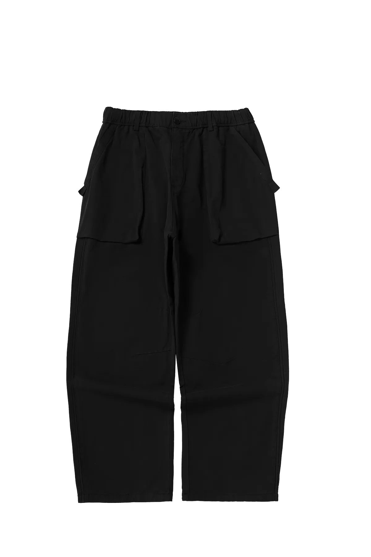Asute Dyed Thick Utility Straight-Leg Cargo Pants