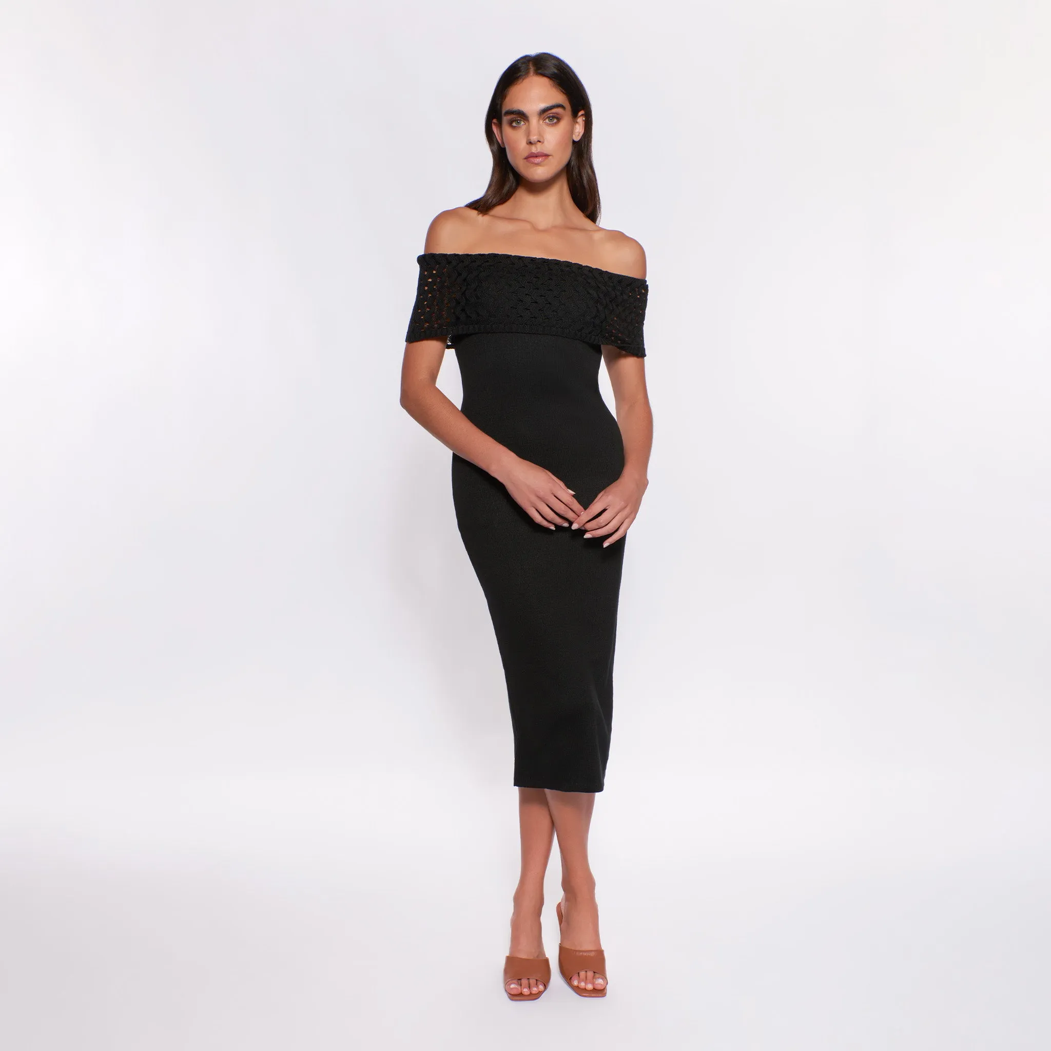 Avril Midi Knit Dress