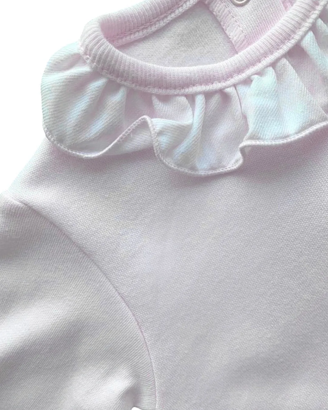 Baby Pink & White Check Jam Pant Set