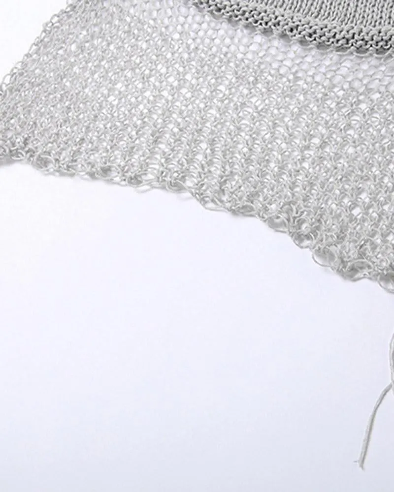 Backless Party Crochet Top