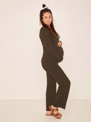 Bamboo Straight Leg Pant 2.0 - Cocoa