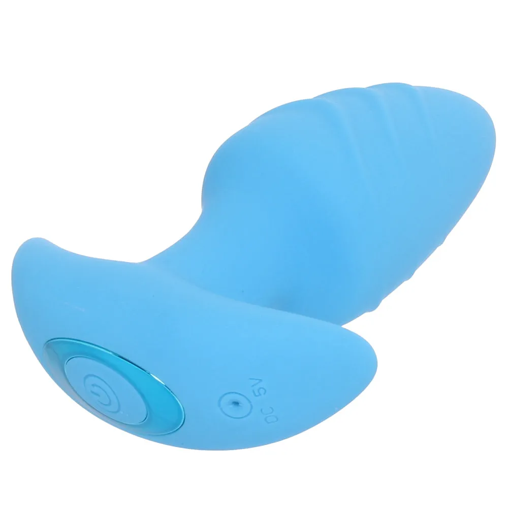 Bang! Rotating & Vibrating Butt Plug in Blue