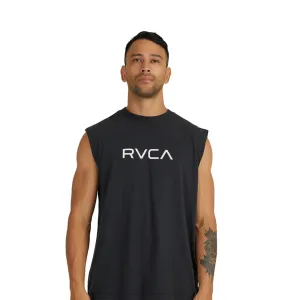 Big Rvca Washed Tees Blk Shirt