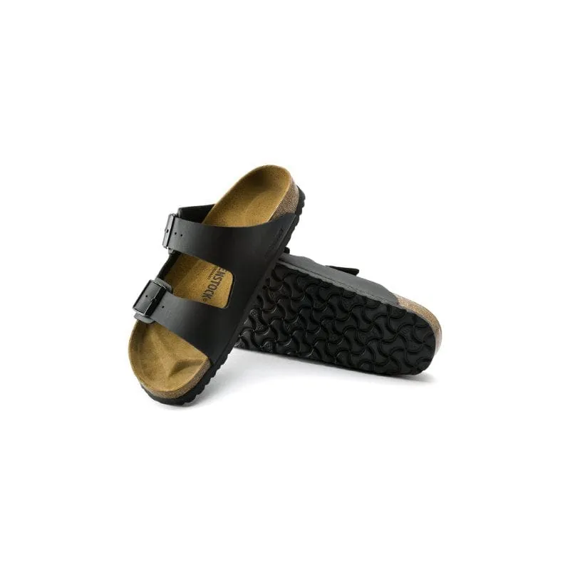 Birkenstock Womens Black Arizona Birko Flor Sandal - 51793