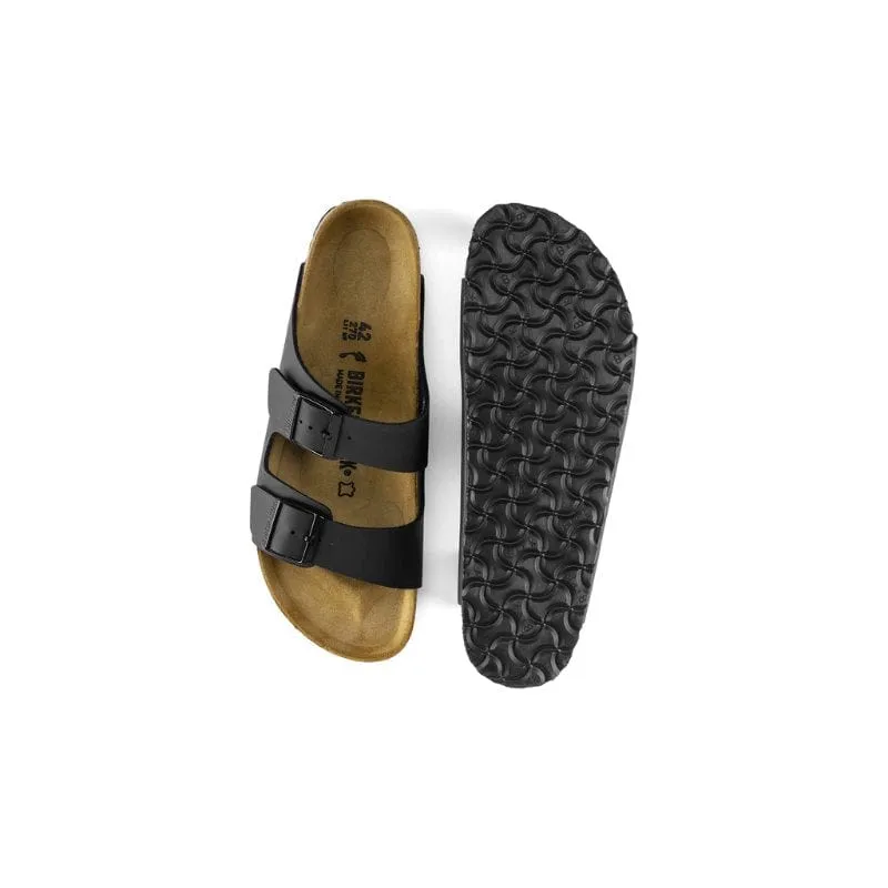 Birkenstock Womens Black Arizona Birko Flor Sandal - 51793
