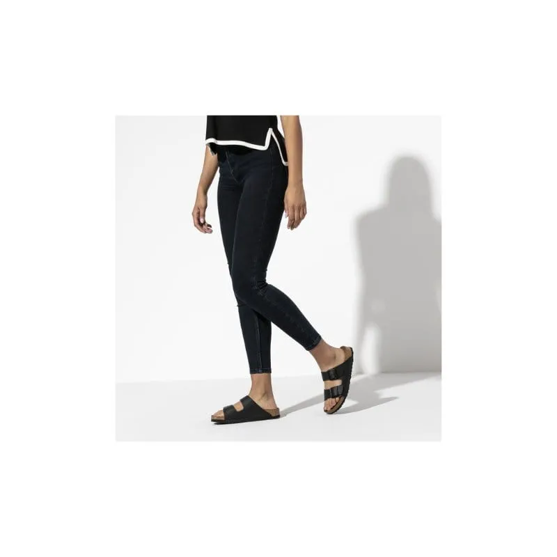 Birkenstock Womens Black Arizona Birko Flor Sandal - 51793
