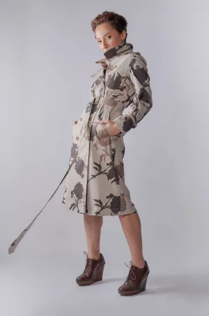 Biscotti Floral Trench