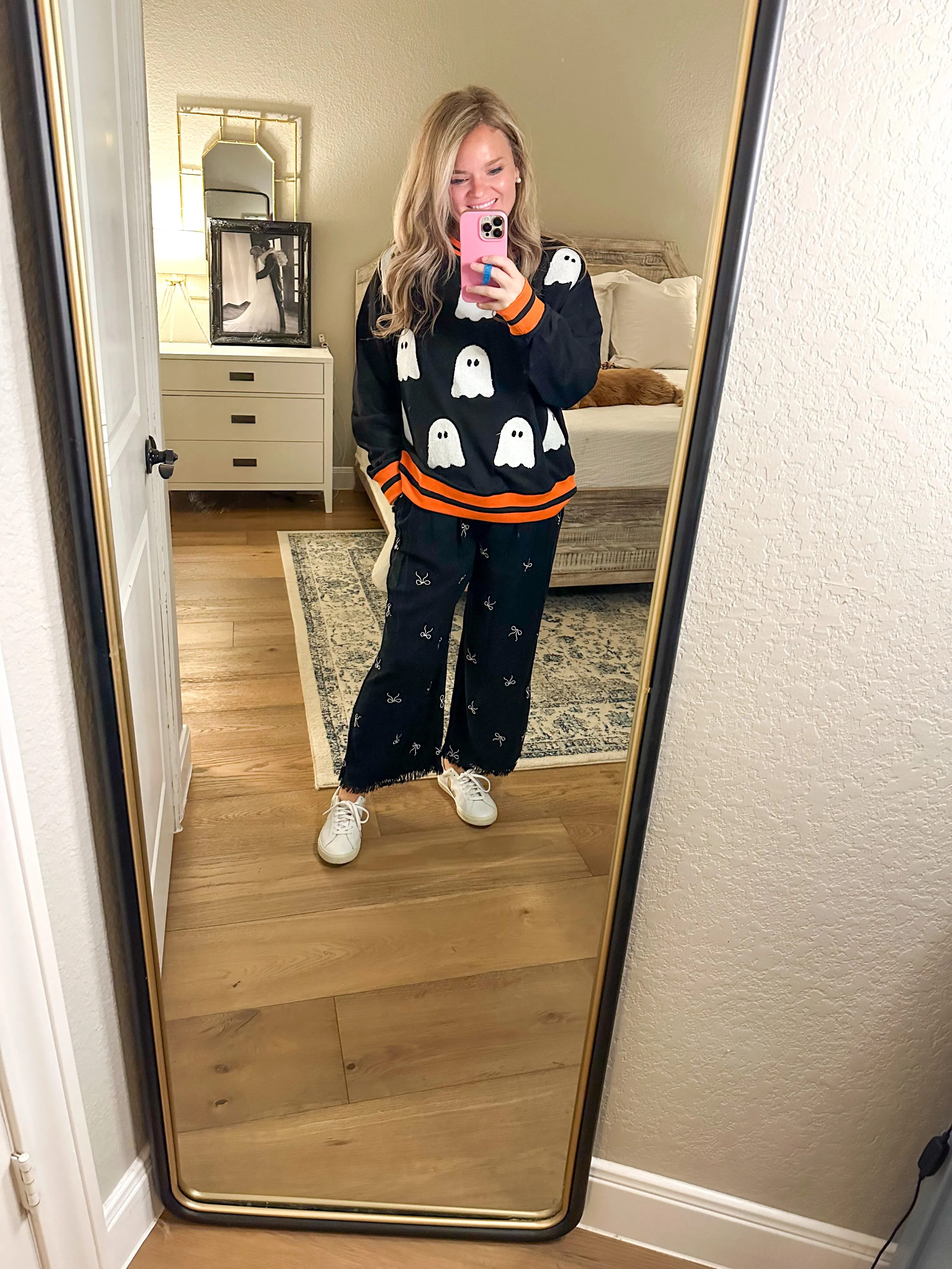 Black & White Bow Pants