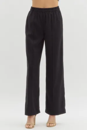Black Straight Leg Pants