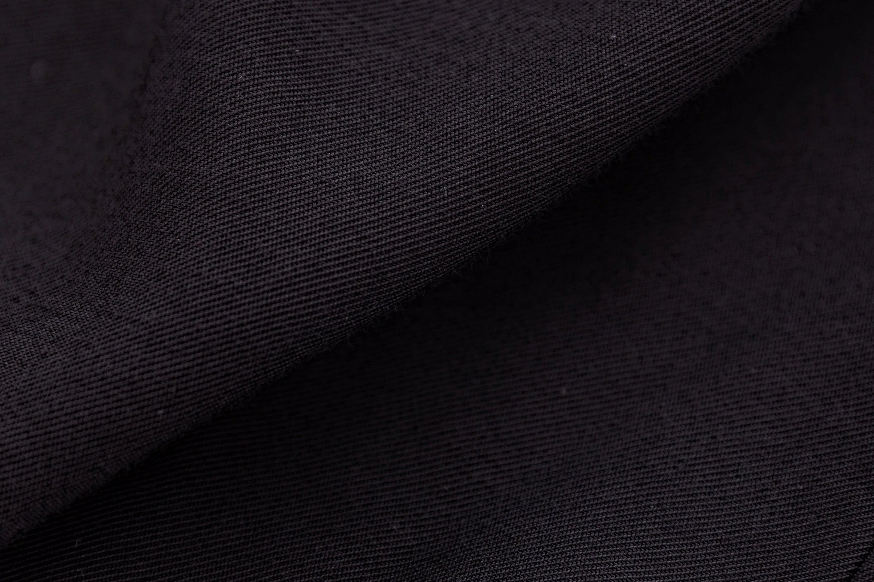 Black straight-leg trousers