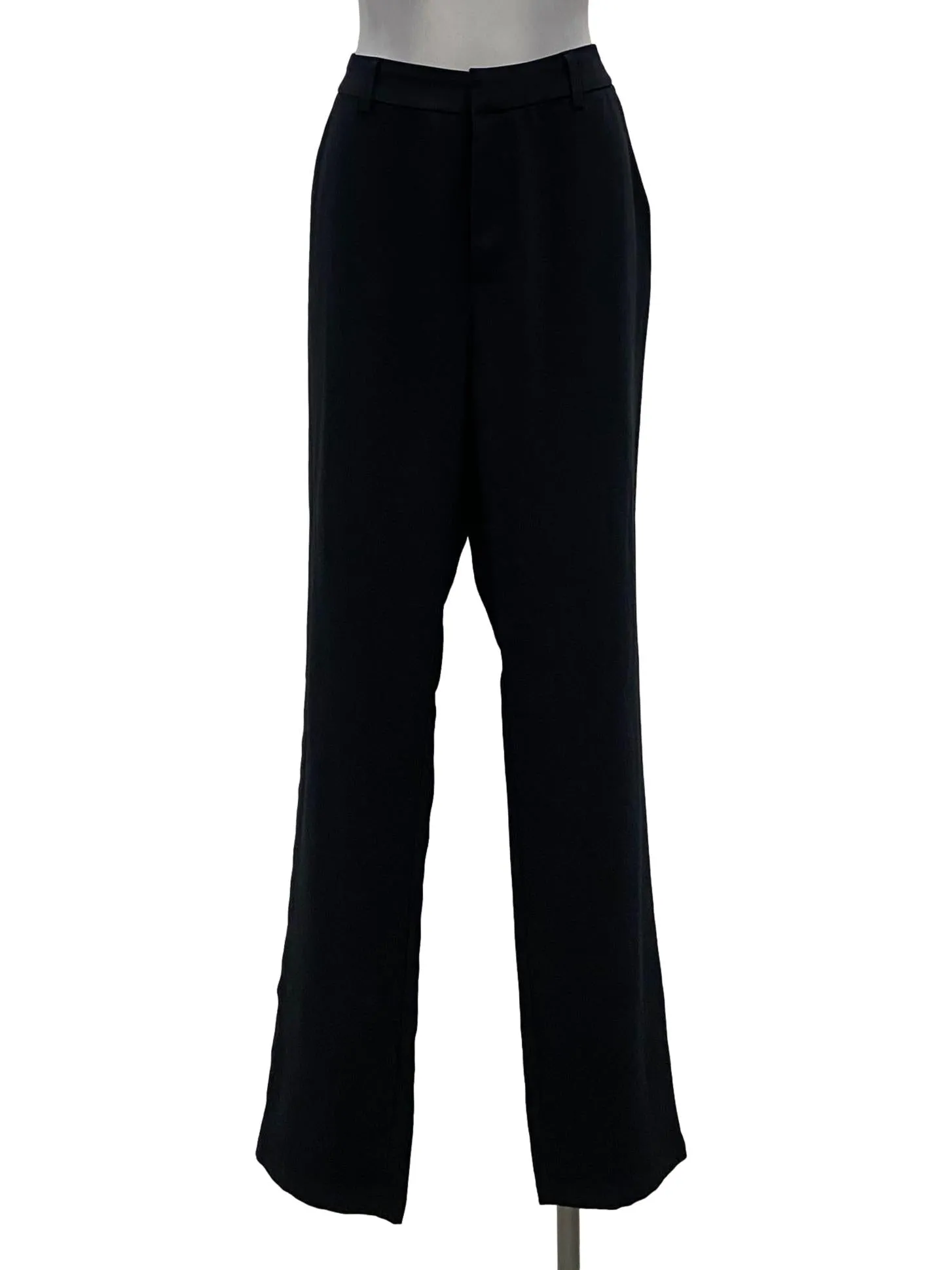 Black Straight Pants
