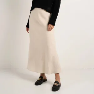 Bliss Linen Skirt (Natural)