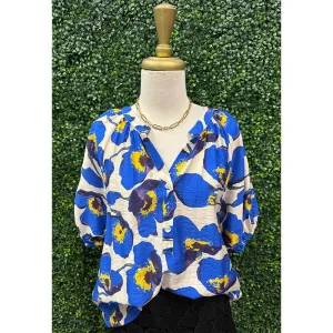 Blueberry Blossom Top