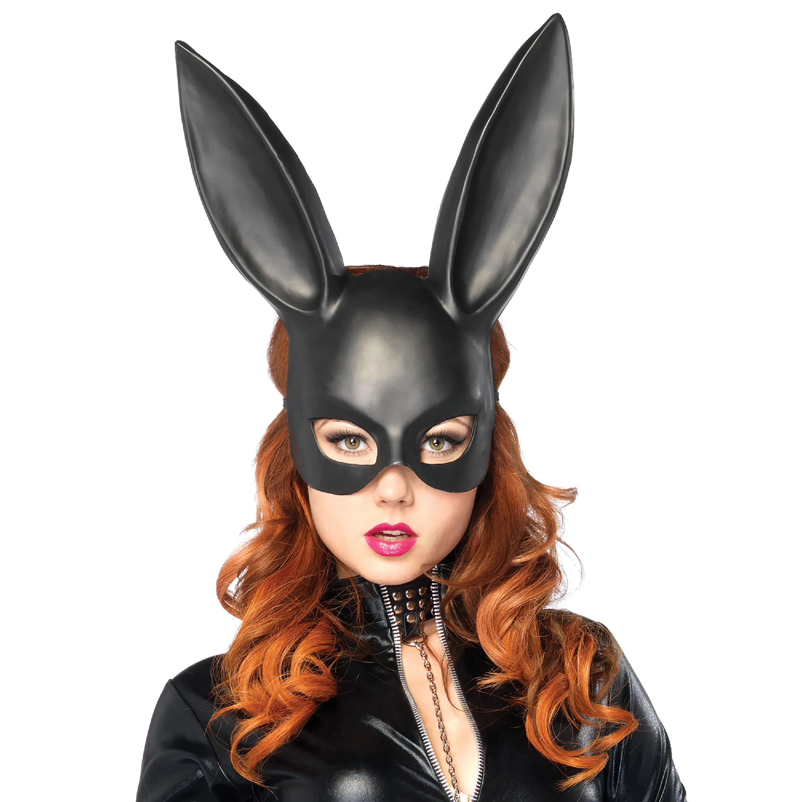 Bondage Bunny Mask Black