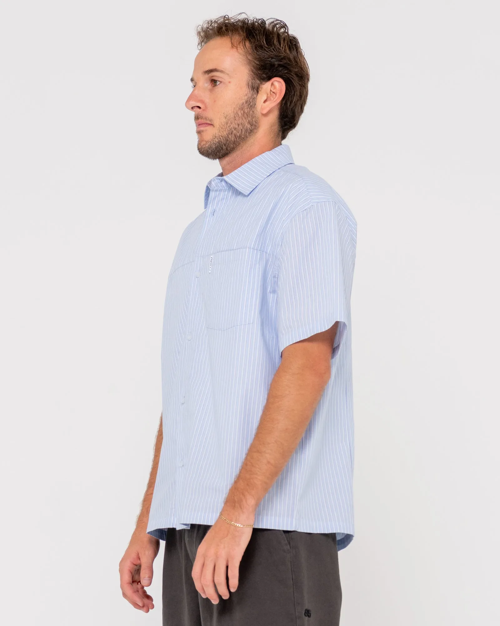 Boxed In Boxy Fit Striped Shirt